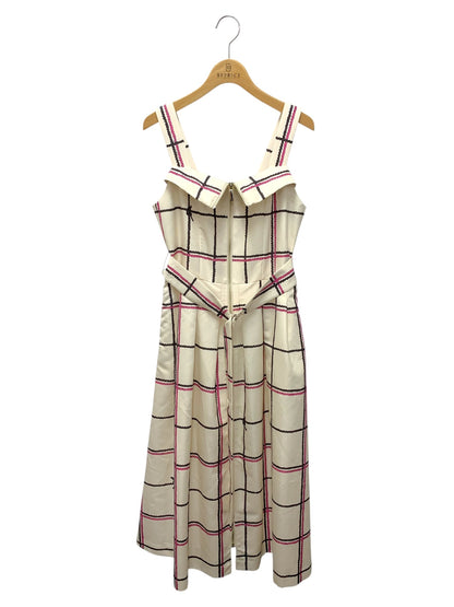 グレースクラス ロープチェックワンピース 0224131083-00 36 ホワイト ITY6SQZQXWUO 【SALE】