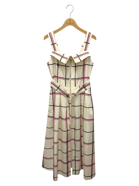 グレースクラス ロープチェックワンピース 0224131083-00 36 ホワイト ITY6SQZQXWUO 【SALE】