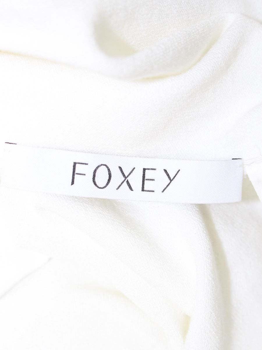 フォクシーブティック Knit Top Ruffle Trim Top 39902 ニット 38 ホワイト ITH7NB97VXVQ