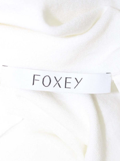 フォクシーブティック Knit Top Ruffle Trim Top 39902 ニット 38 ホワイト ITH7NB97VXVQ