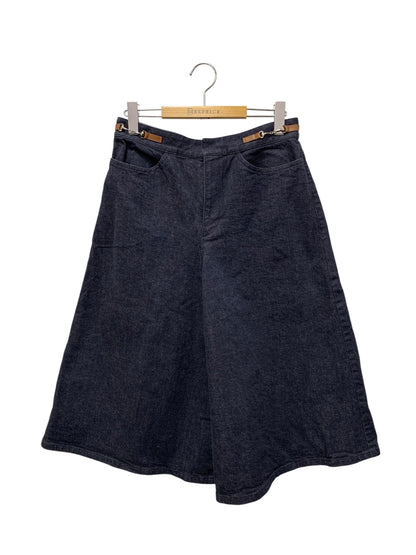 フォクシーニューヨーク Pants"Dante" 44230 デニムパンツ 42 ネイビー コットンBLEND センタープレス IT1AEYWNY5AT