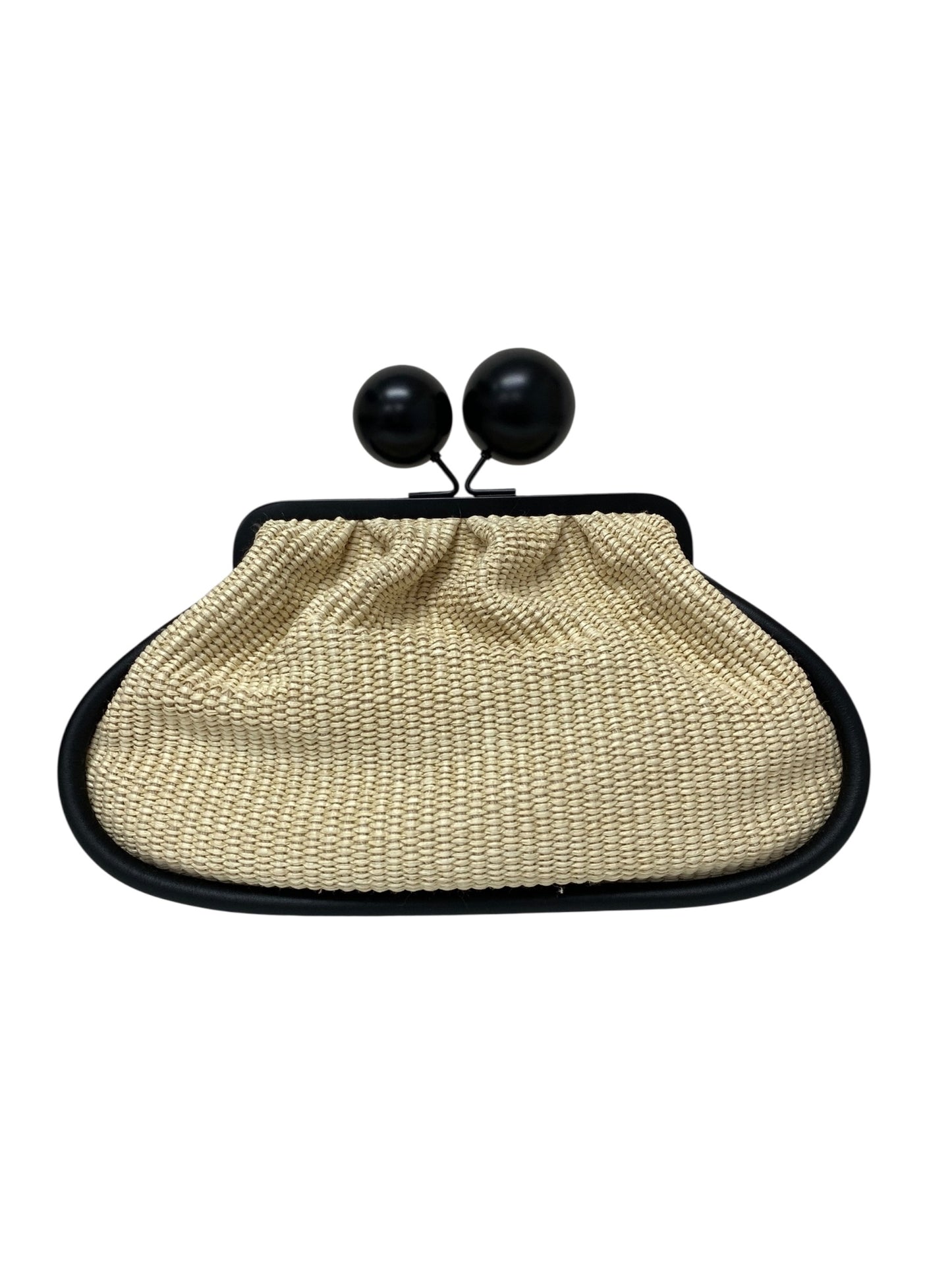 ウィークエンドマックスマーラ パスティチーノ 24155110856 ハンドバッグ ベージュ ラフィア エフェクト ミディアム 2WAY ITZS4Z43FPQ4