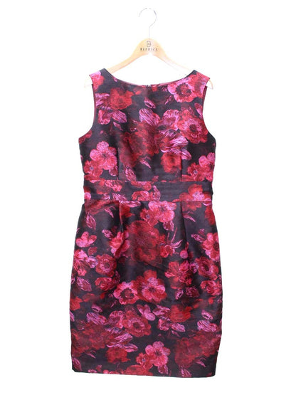 グレースコンチネンタル 1733 5221-0 ワンピース 38 レッド フラワーモチーフ ITU04DP1IFP0 【SALE】