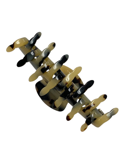 アレクサンドルドゥパリ ヘアクリップ ベージュ Sサイズ べっ甲柄 アルビノス IT6ETZLAQU88