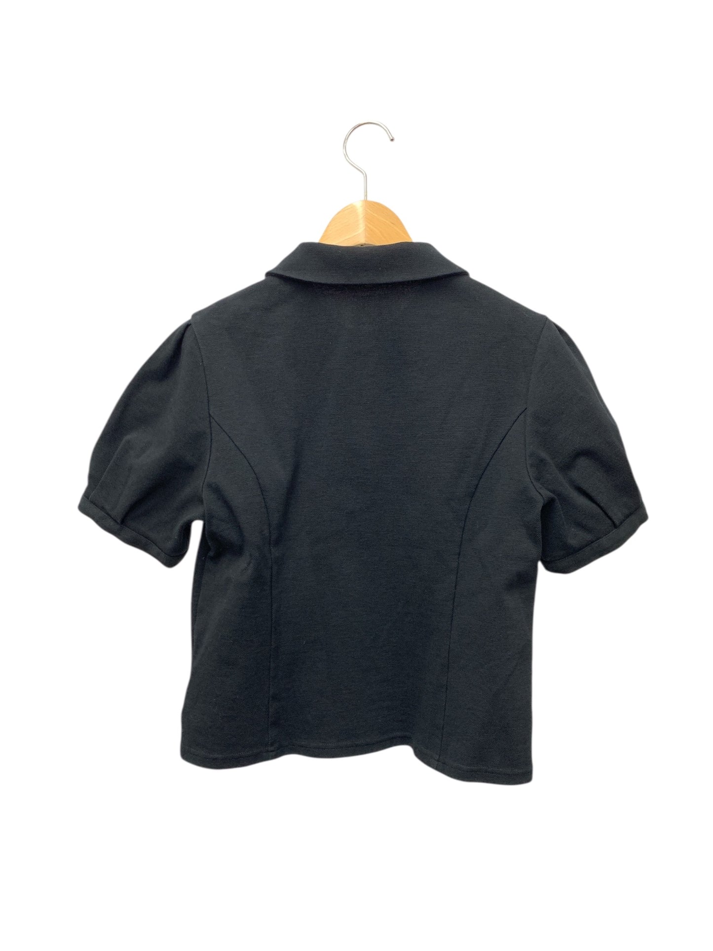 フォクシーニューヨーク Blouse Marea 43741 ポロシャツ 40 ブラック ITEFWVOA7QYW