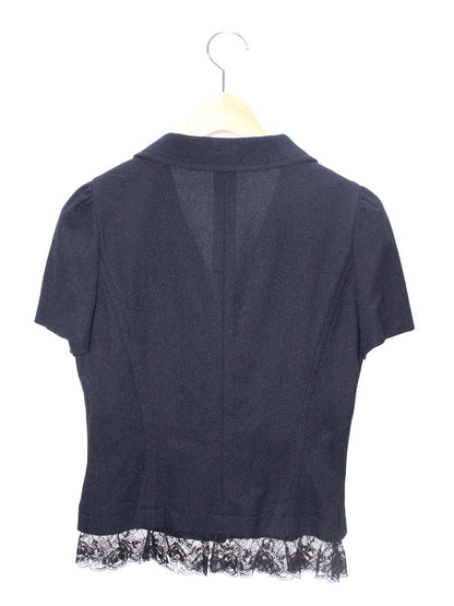 エムズグレイシー 324327 ジャケット 38 ブラック レース 3B 半袖 ITBSYVUGMCQW 【SALE】