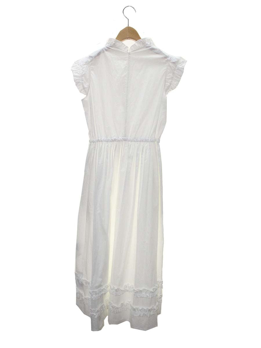 セブンテンバイミホカワヒト 2S506 ワンピース M ホワイト コットン フリル フレア ITZM1WTH22MS