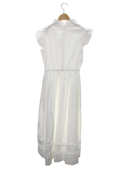 セブンテンバイミホカワヒト 2S506 ワンピース M ホワイト コットン フリル フレア ITZM1WTH22MS