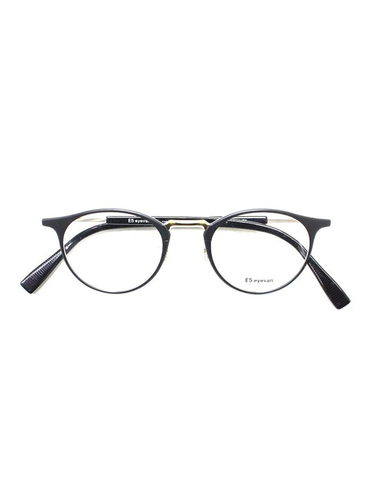 イーファイブアイヴァン m19 メガネ ブラック/ゴールド ボストン MBKWG/WG ITAOUQRK5RZS