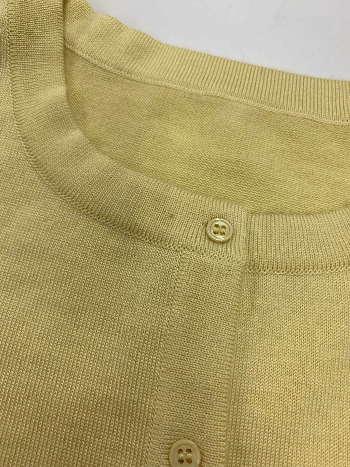 フォクシーブテック 42530 カーディガン 40 イエロー カシミア シルク ニット IT2J3LLLWYF8