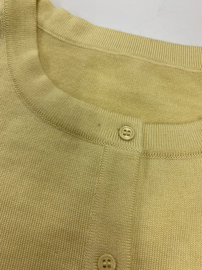 フォクシーブテック 42530 カーディガン 40 イエロー カシミア シルク ニット IT2J3LLLWYF8