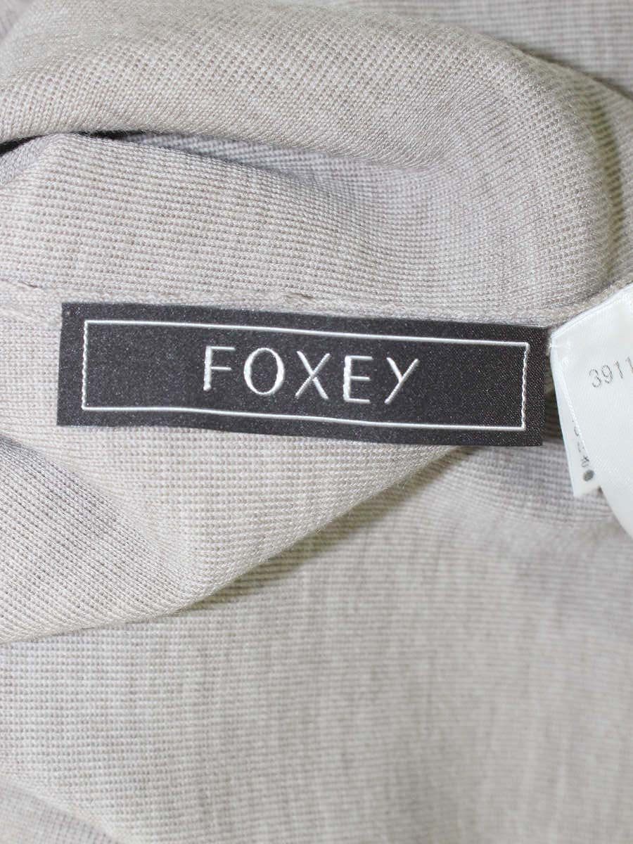 フォクシーブティック Knit Top Grace Turtle 39116 ニット セーター 40 グレージュ 2020年増産品 ITHJQ4T0OACA