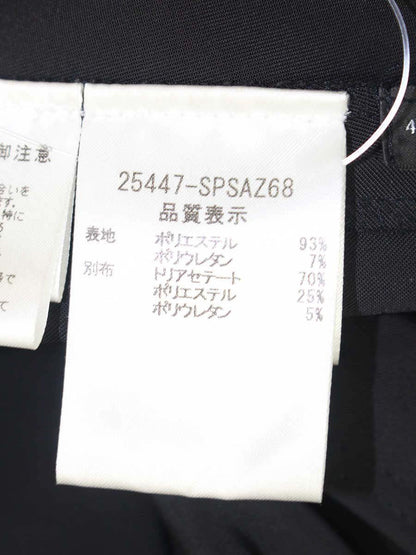 フォクシーニューヨーク ストレッチ ベロア 25447 ワンピース 42 ブラック ITCMZF05U4SQ