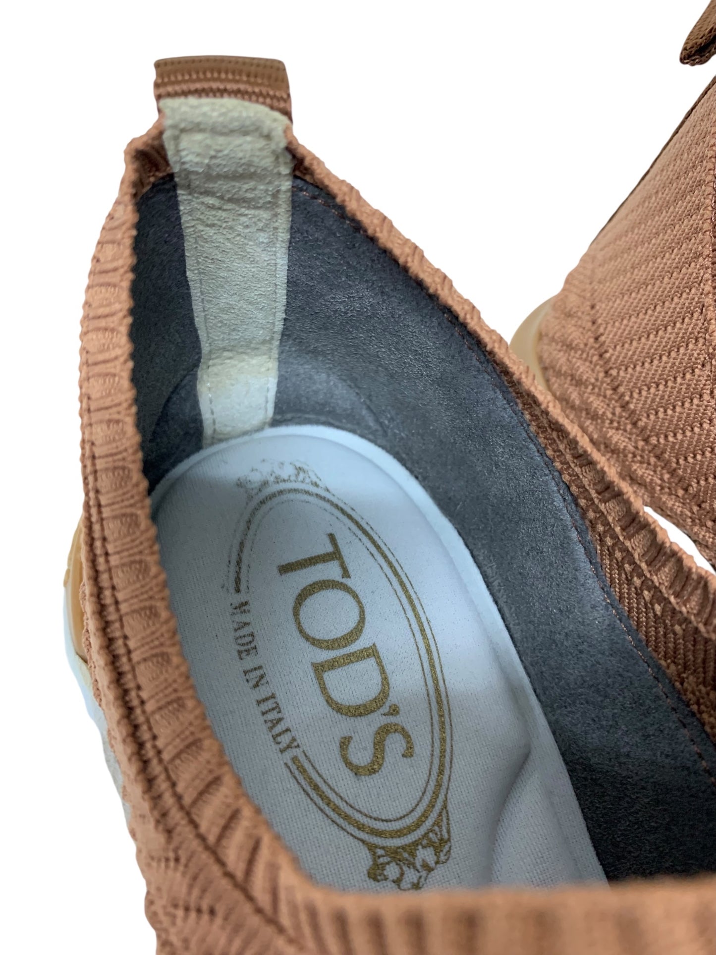 トッズ ケイト ハイテクファブリック スニーカー XXW54C0EM60Q6LS014 36.5 ブラウン 2025年現行品 ITBO1LPYQ94Q