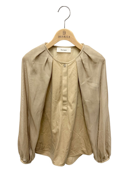 フェリック B0252FFB080 ブラウス 2 ベージュ カットソー 異素材 ITVX791YN49O 【SALE】