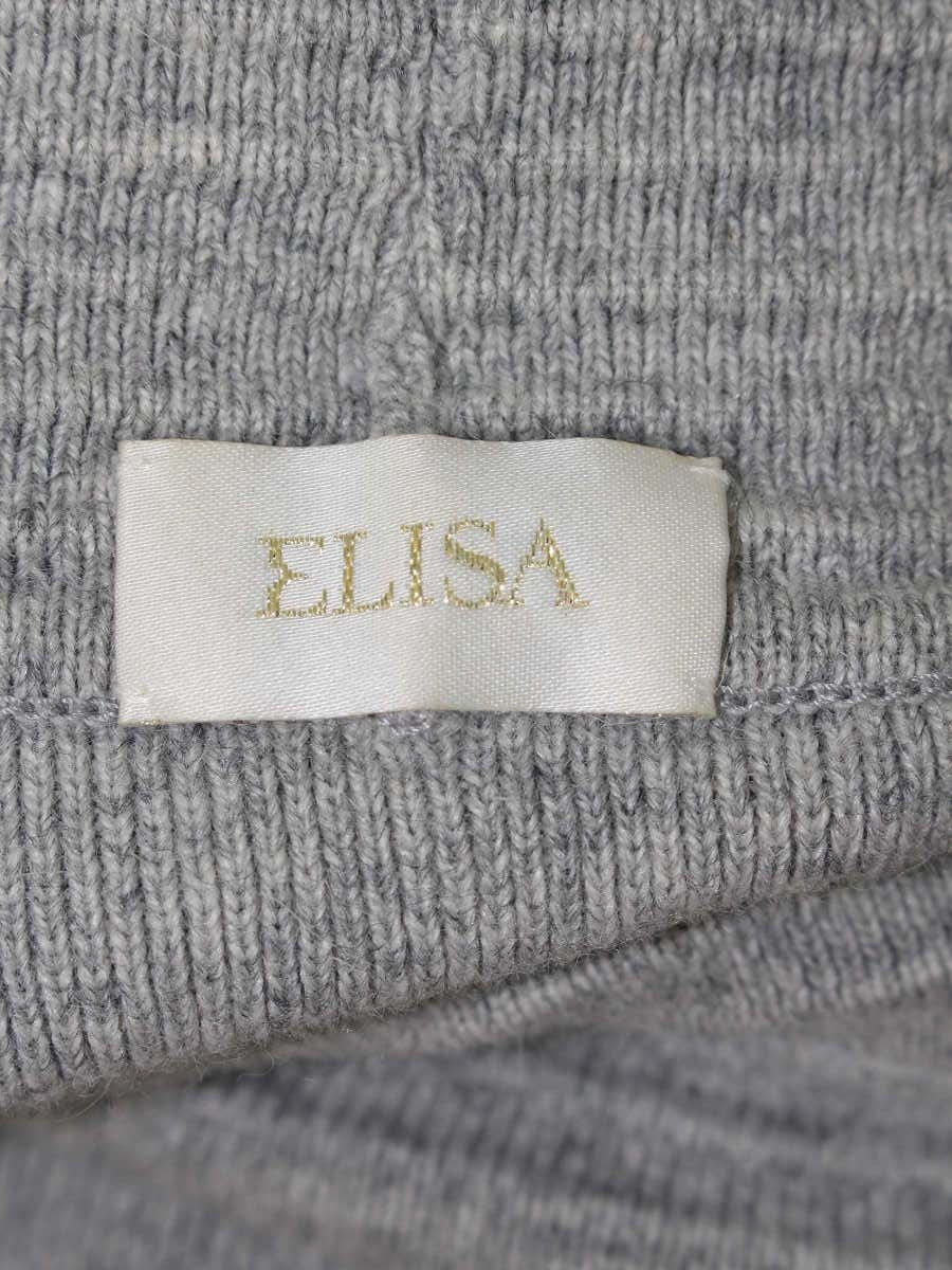 エリザ 27520221 ニットトップス 2 グレー タートルネック ITN90HS484I8