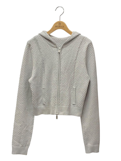 フォクシーブティック Parka Twist Cross 40745 パーカー 42 ブルー ITONAGQ4AV1K
