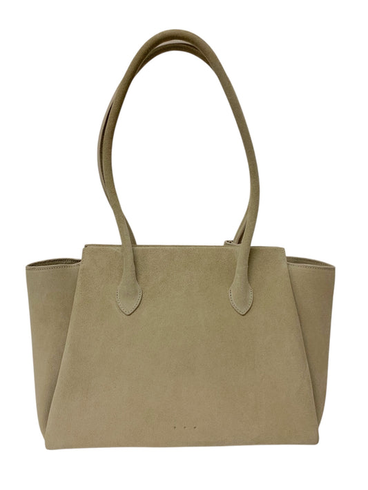 エスター・エクミ スモールスエード トートバッグ ベージュ ITEEK2RLJIWL