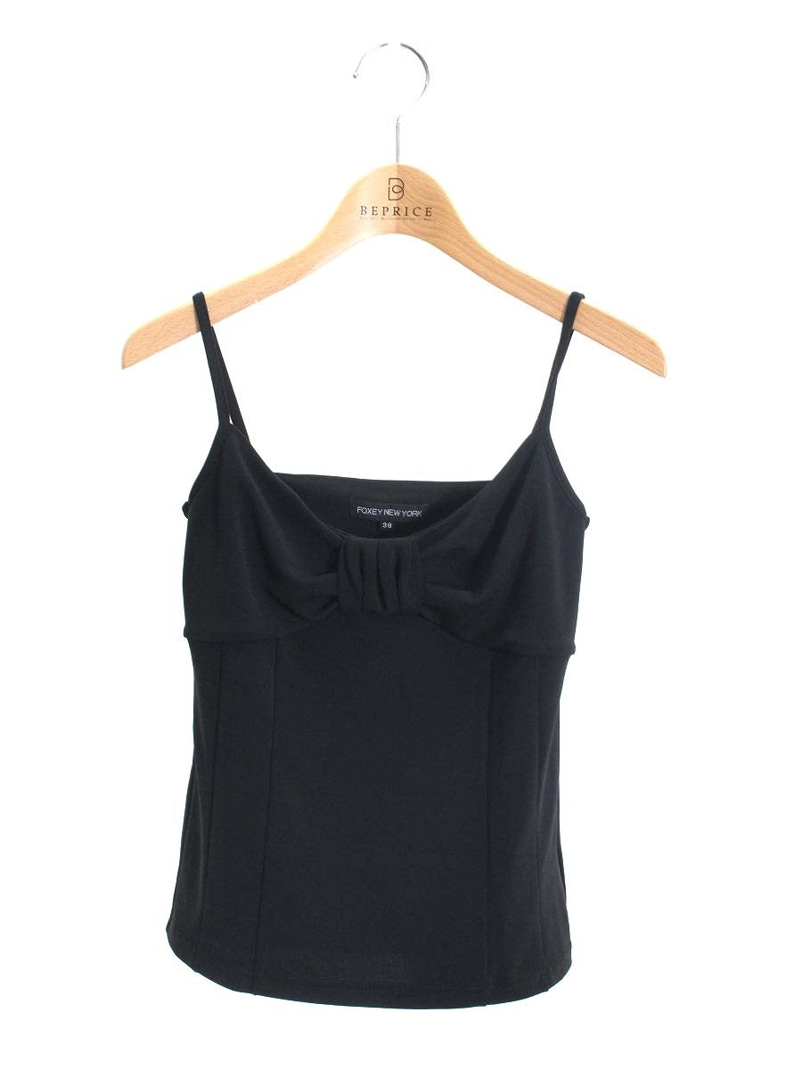 フォクシーニューヨーク 24510 チュニック 38 ブラック リボン ITWLDY7UKDXW
