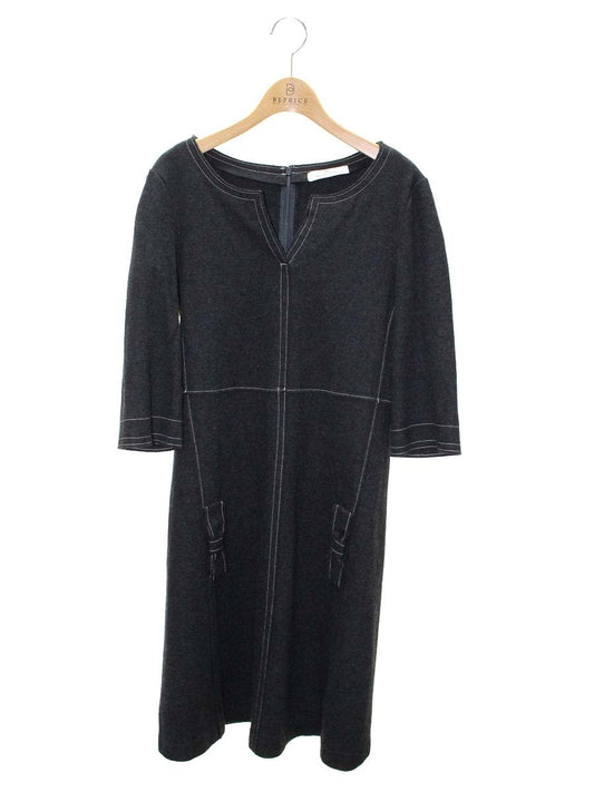 ギャラリービスコンティ 1498712 ワンピース 2 チャコール ウール IT9EZROR7854