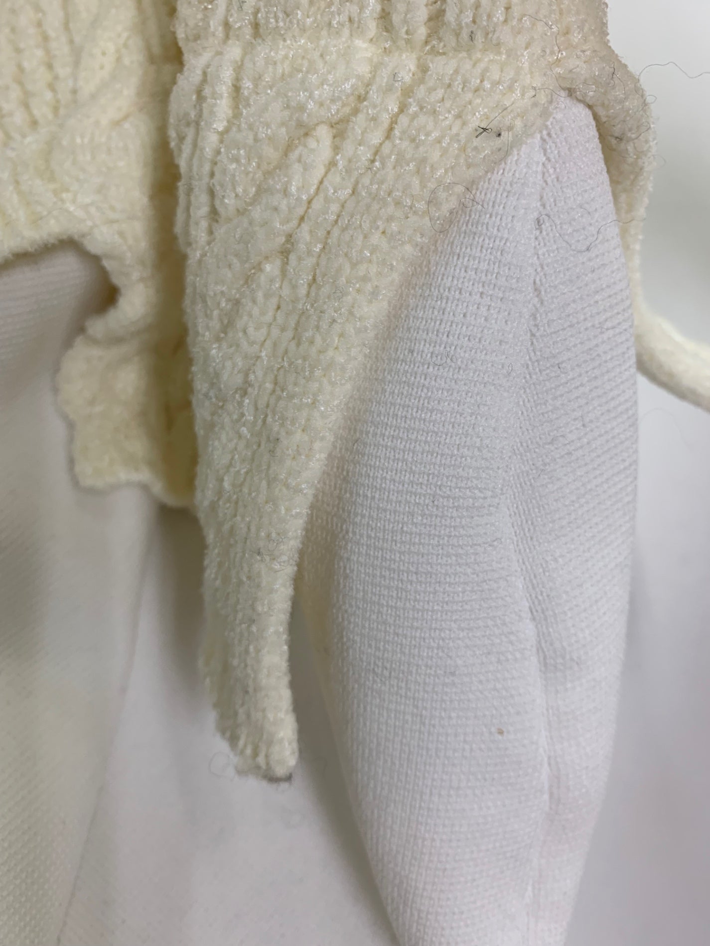 アンスリード CABLE LAYER KNIT TOP 522562600201-01 F ホワイト 25aw IT51AKZFN5WY