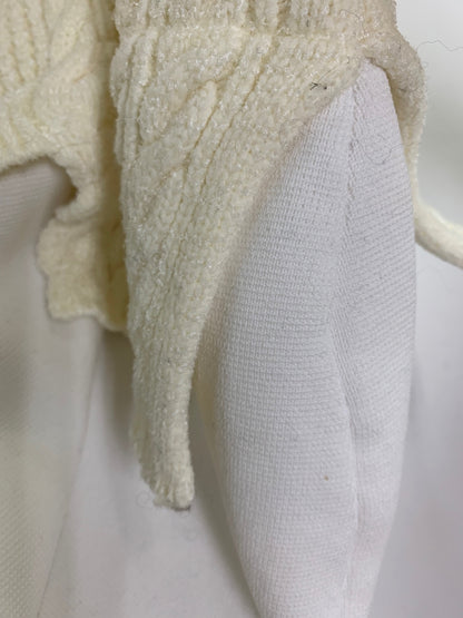 アンスリード CABLE LAYER KNIT TOP 522562600201-01 F ホワイト 25aw IT51AKZFN5WY