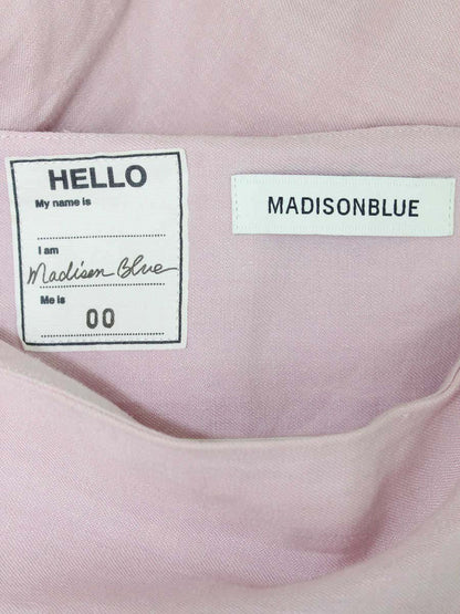 マディソンブルー MB181-6027 ロングスカート XS ピンク リネン ITL97JZTHZ6G