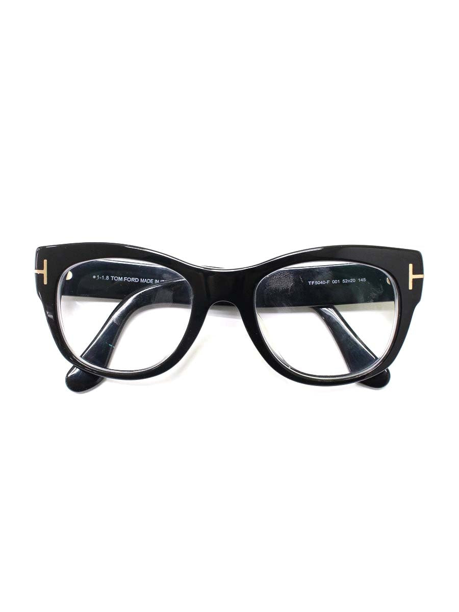 トムフォード TF5040-F 眼鏡 ブラック セルフレーム フルリム ウェリントン IT0QPYOOPEYI