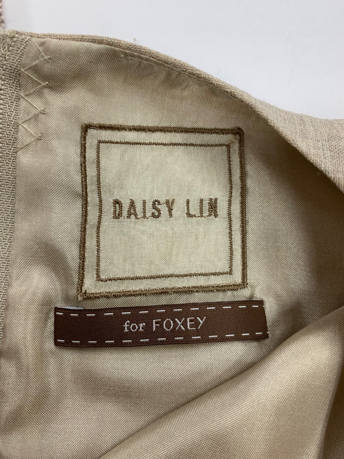 デイジーリン for フォクシー DAISY TRAVEL 35124 ワンピース 38 ベージュ IT0C13Q0D73K