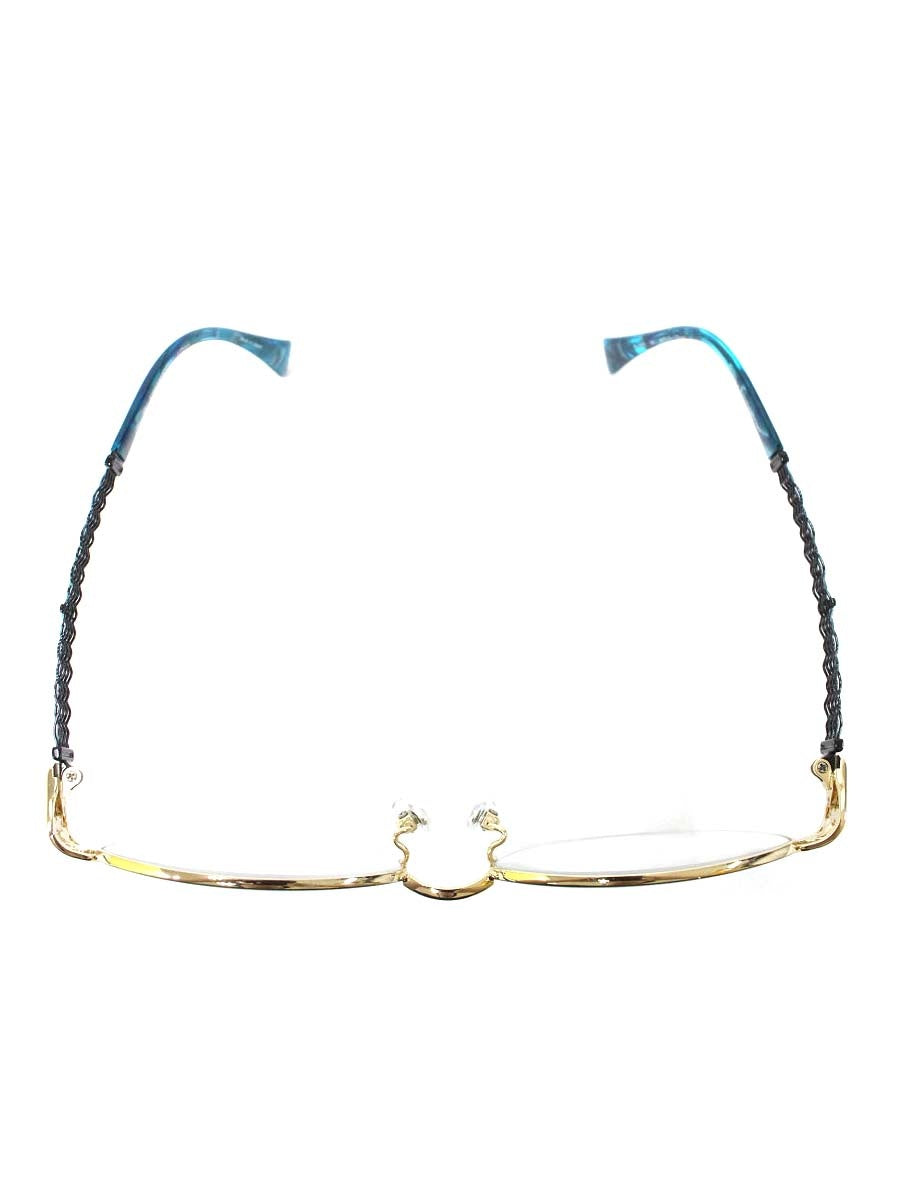ラインアートシャルマン XL1653 眼鏡 ブルー/ゴールド マーブル ラインストーン ITAC7839Q3NW 【SALE】