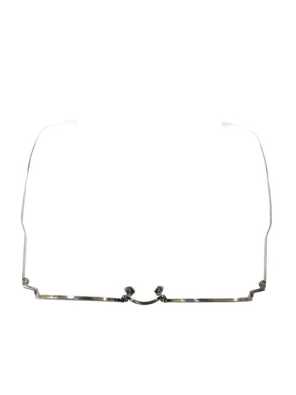 アイヴァン7285 193 眼鏡 メガネ ガンメタル シルバー チタン メタルフレーム フルリム オーバル ITW8BZRQSH02