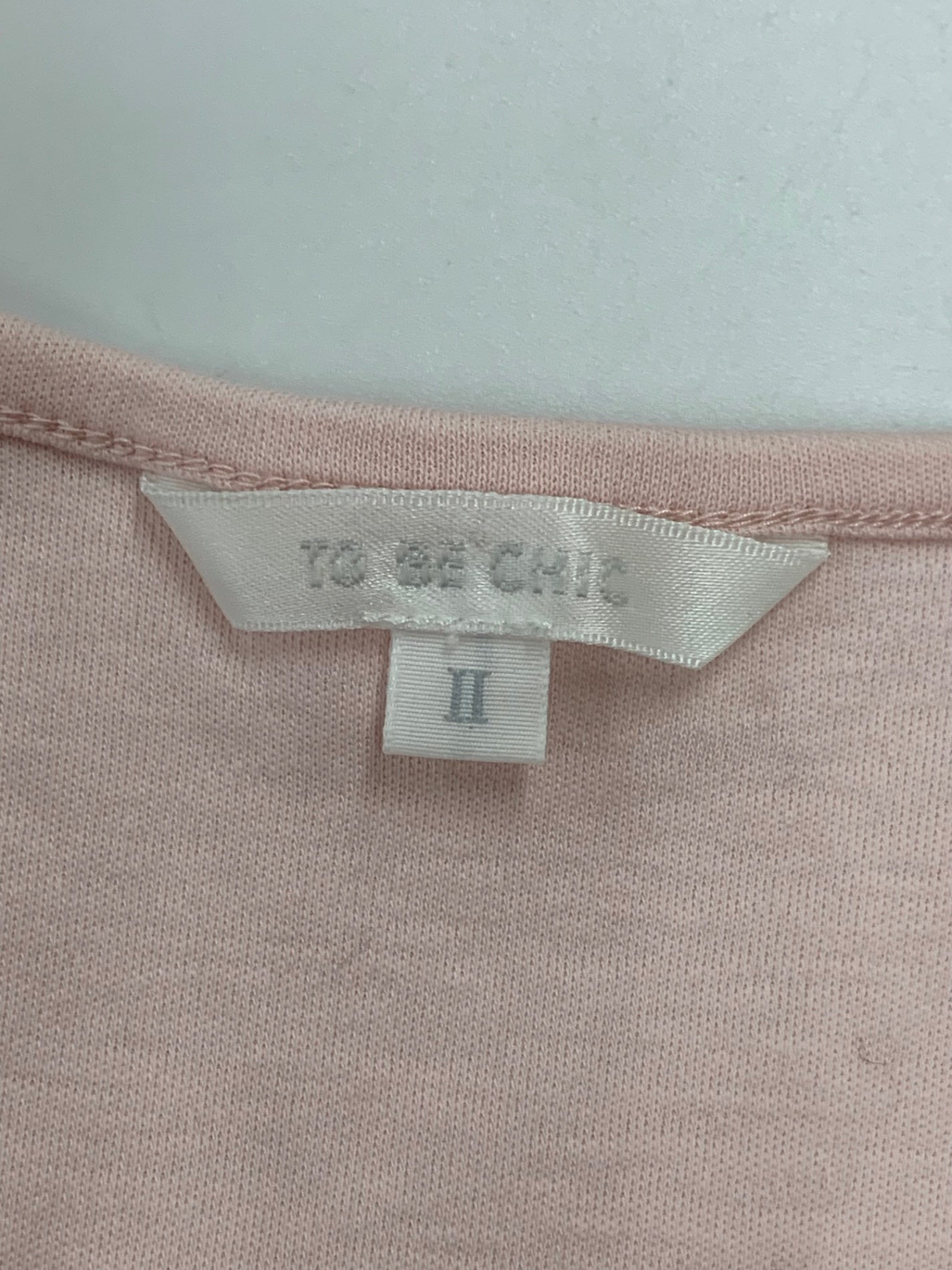 トゥービーシック W5P73-163-12 カットソー 2 ピンク フラワーモチーフ パール ITQEN5SFTDHS 【SALE】