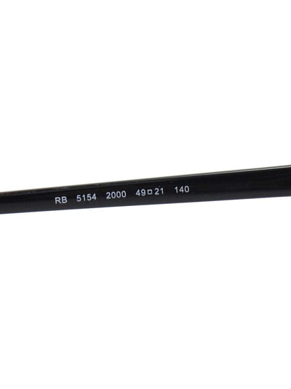レイバン クラブマスター RB5154 メガネ サングラス ブラック コンビフレーム フルリム サーモントブロー ITNH4TACZPZS
