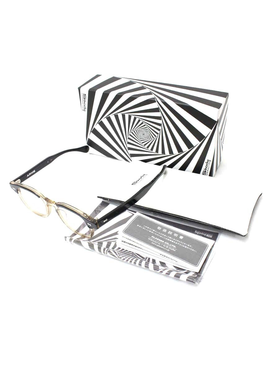 シェイディーキャラクター ARNIE SCPL-011Q メガネ ブラック/クリアベージュ セルフレーム フルリム ウェリントン IT0E7WWMS2CW 【SALE】