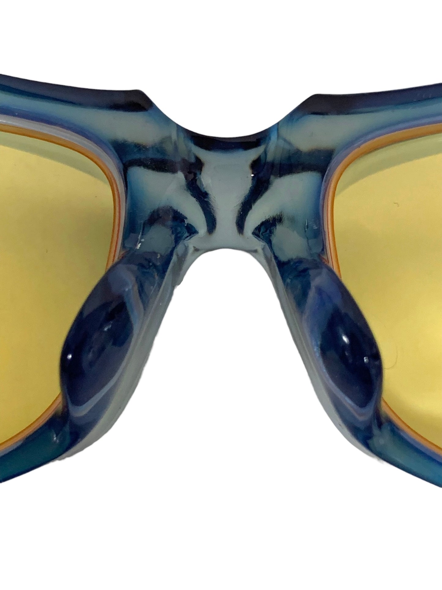 モンキーフリップ 魏鏡-改 メガネ ブルー セルフレーム スクエア ITPU8BG97ATC