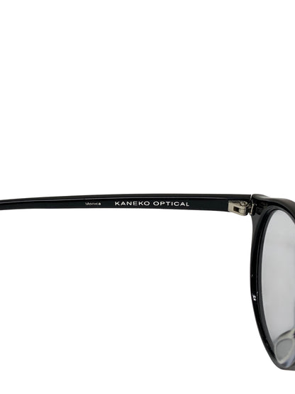 金子眼鏡 Monica サングラス ブラック セルフレーム フルリム ラウンド ITJXGEBDRNM8