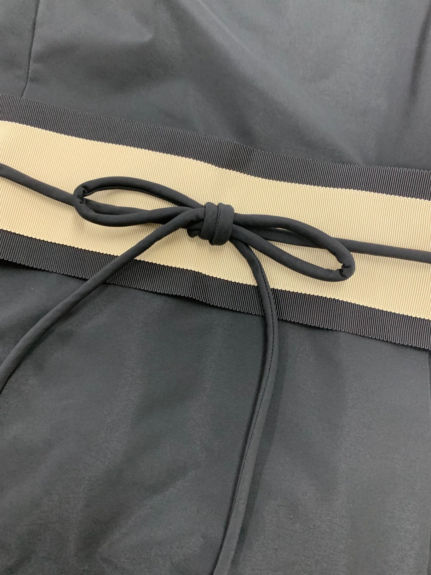 フォクシーニューヨーク ギフトラップドレス 28599 ワンピース 42 ブラック リボン IT6DIH9FLE3Z