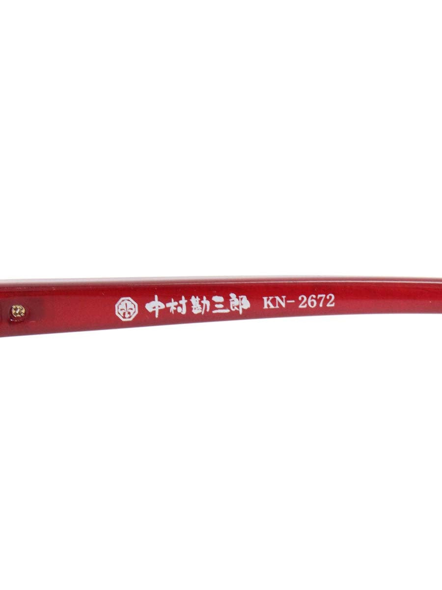 中村勘三郎 KN-2672 メガネ ピンク コンビフレーム フルリム オーバル C-1 ITEU2FX6SOJC