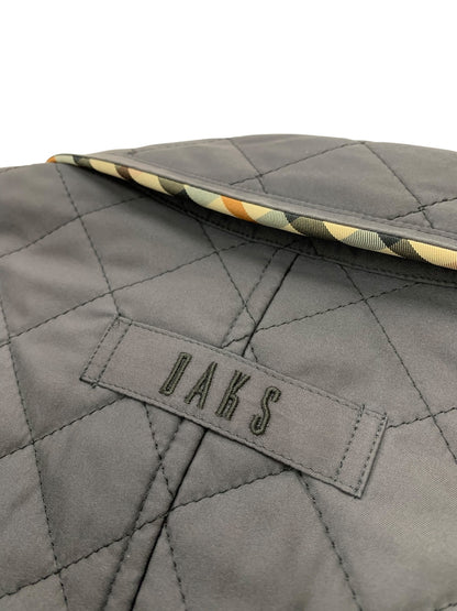 ダックス 11-611730 キルティングジャケット 38 ネイビー チェック ITPQE78K5ANS