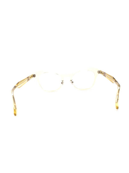 白山眼鏡店 メガネ クリアイエロー セル フルリム フォックスシェイプ ITU9TD9DF9D1