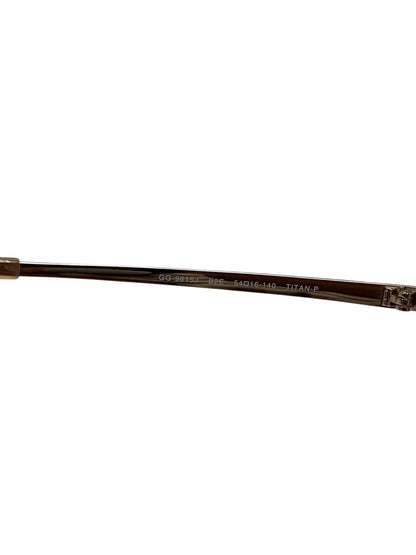 グッチ GG-9615J メガネ 眼鏡 ブラウン メタルフレーム フルリム スクエア IT5AF0WLJ1TC