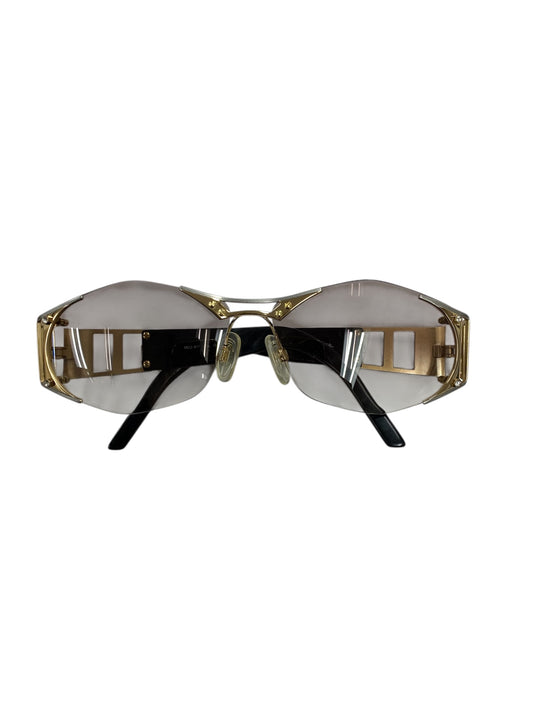 カザール MOD917 サングラス ゴールド コンビフレーム リムレス スクエア IT7F6ZSA9CH1