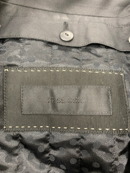 トゥービーシック W5A01-245-09 トレンチコート 40 ブラック ライナー付き ITUWCR9GK0OI