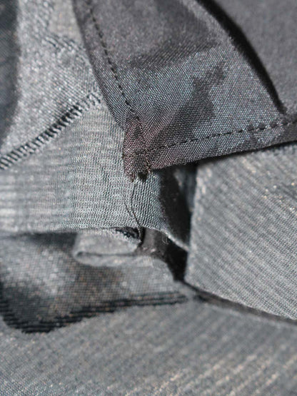 エムズグレイシー ブラウス 810106 Tシャツ カットソー 38 チャコール カメリア リボン パフスリーブ ITN4MQ5KK6VX