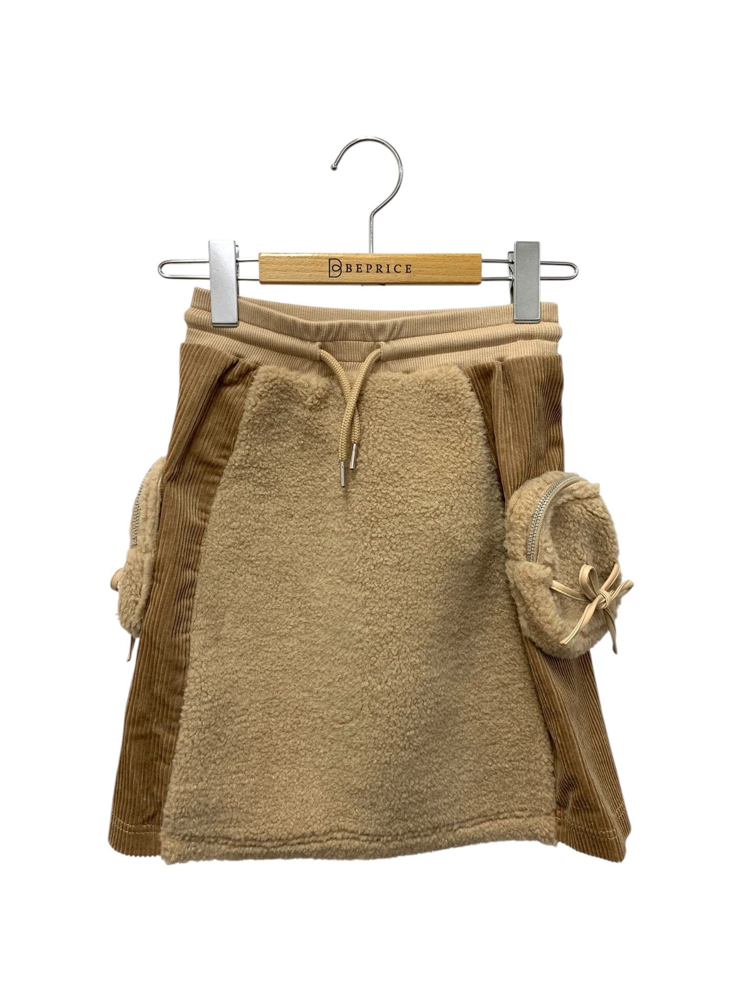 ダーリッチ 112443005 112442015 セットアップ FREE-L ベージュ ボア コンビ リボン セットアップ ITM5JBOOMNTJ 【SALE】