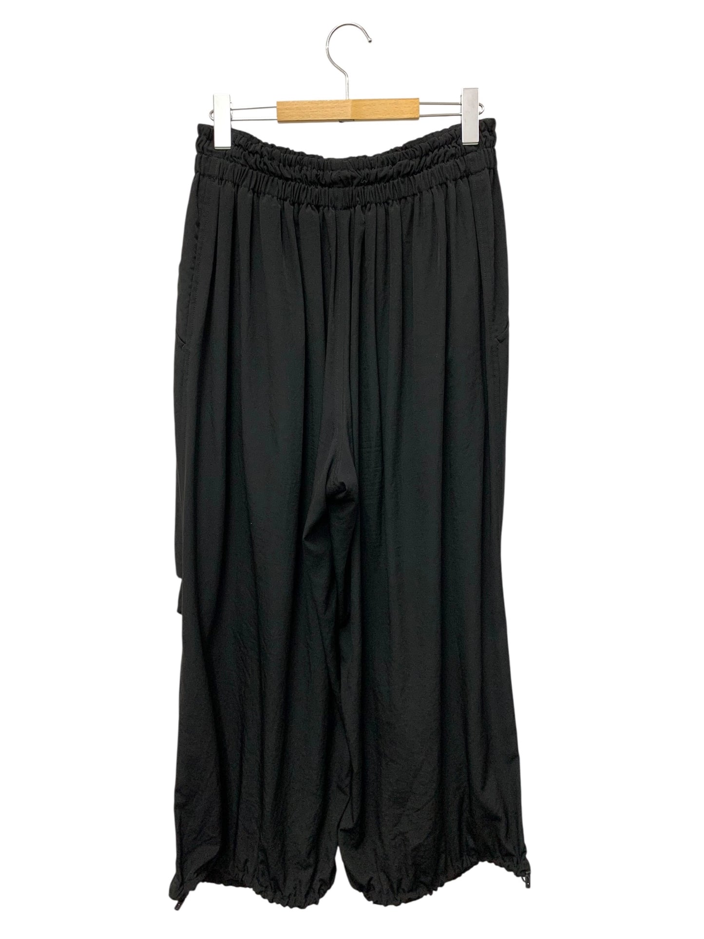 レギュレーション ヨウジヤマモト パラシュートデシンパンツ FU-P52-500 1 ブラック IT2PH728UP1N