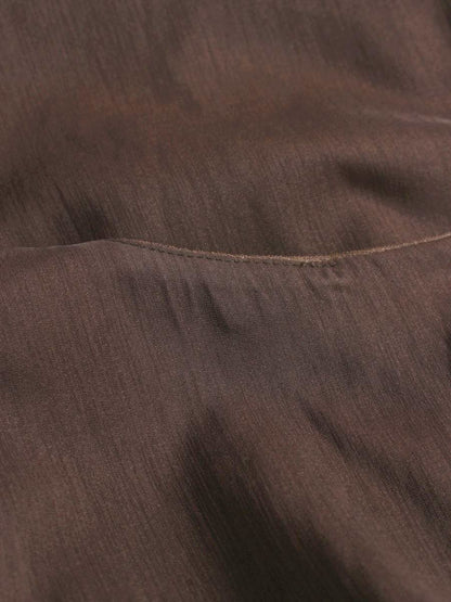 ルネ basic 5836080 ワンピース 34 ブラウン ウエストリボン デザインポケット IT32S1IC4F9U