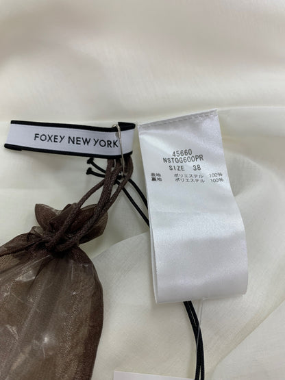 フォクシーニューヨーク Blouse Elodie 45660 ブラウス 38 ホワイト ITA5V4232SAC