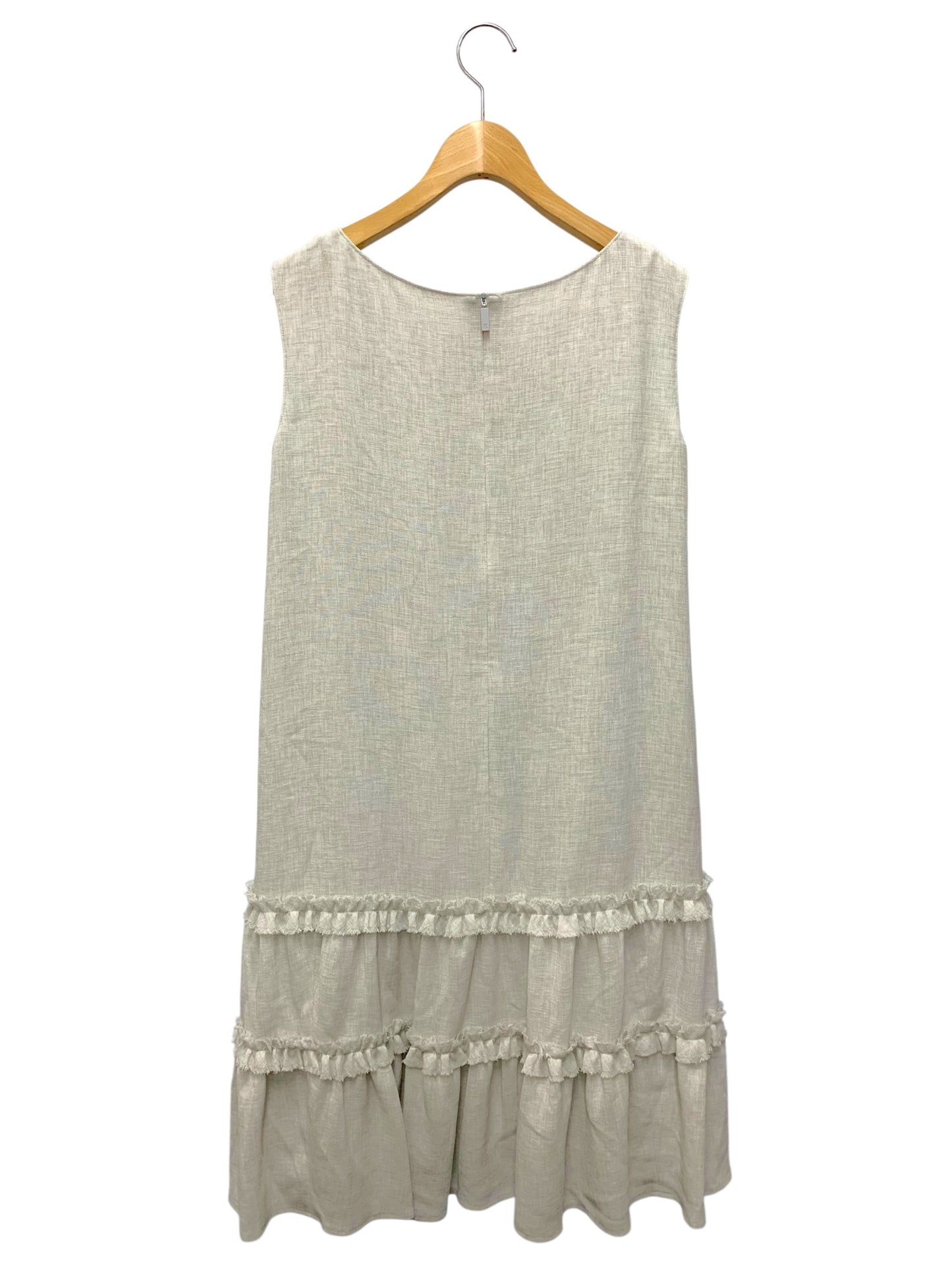 ルネ 5426950 ワンピース 36 グレー フリル フレア ITA7XT1NK97M