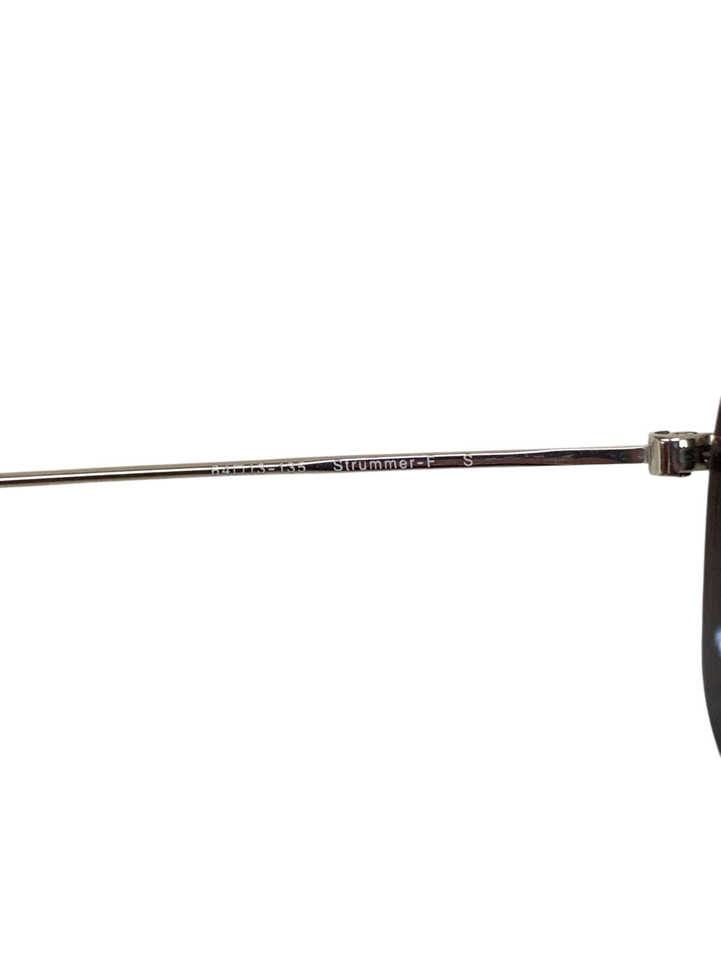 オリバーピープルズ Strummer-f サングラス シルバー メタルフレーム フルリム ティアドロップ ITCF3WCBRCEO 【SALE】